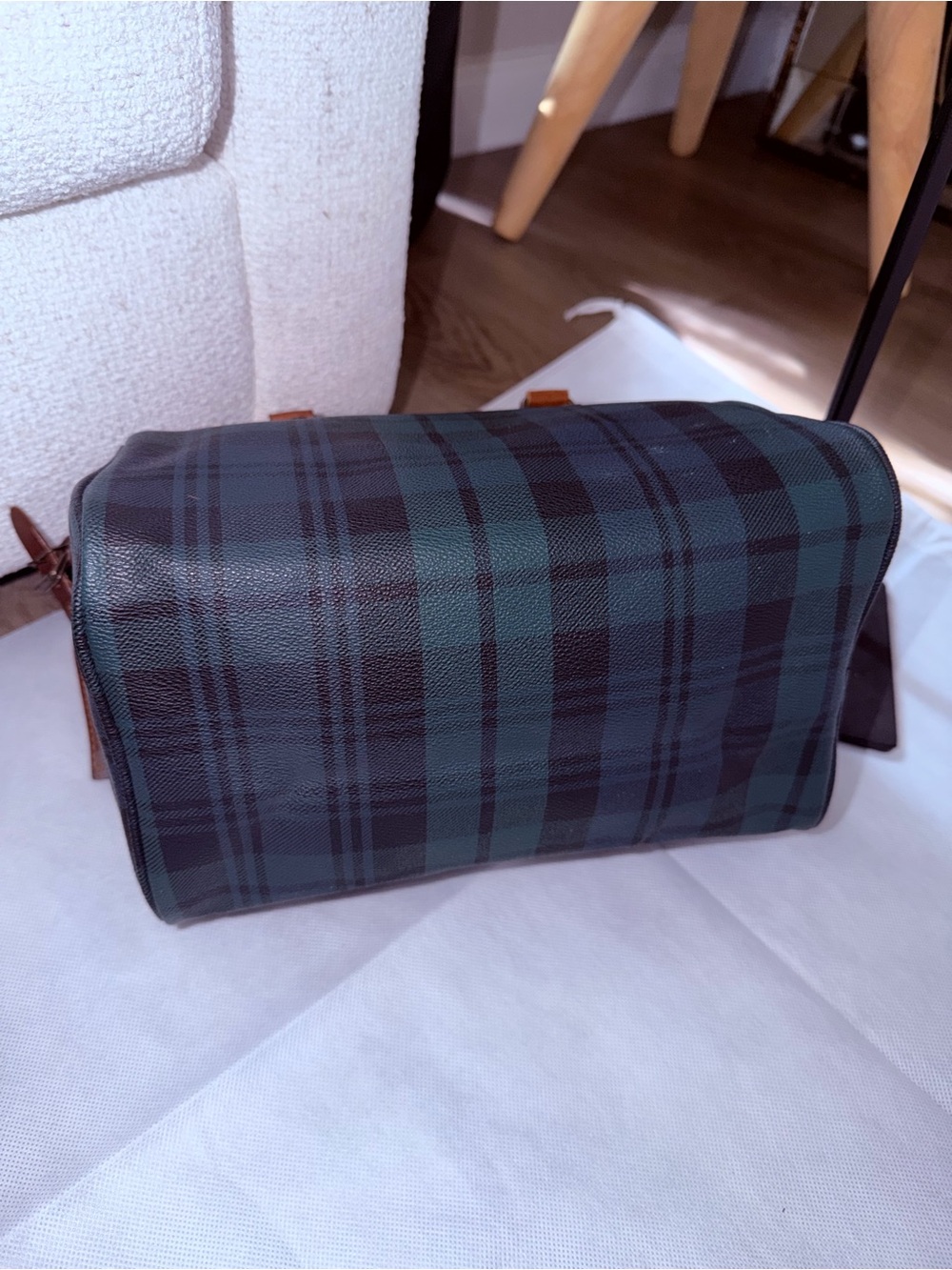 Ralph Lauren Tartan Boston purse - Picture 7 of 15